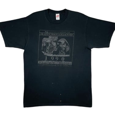 Vintage 1990 Colorado Black Women For Political Action Tribute Promo T-Shirt (Large/XL) 