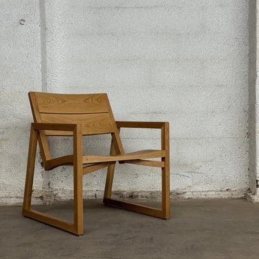 Vito44 Lounge Chair, Armchair, Minimalist Wood Accent Reading Chair for Living Room 
