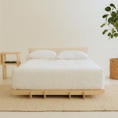 The Fuji + Headboard Bed Frame 