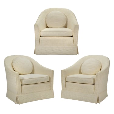 Harvey Probber Barrel Back Lounge Chairs