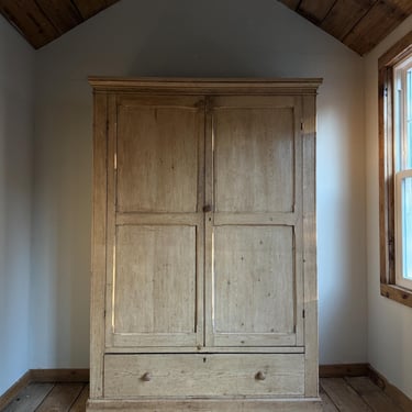 Antique English Pine Cabinet 
