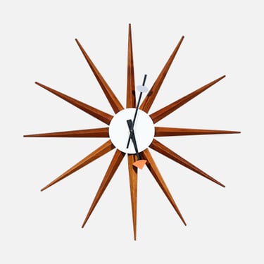 Vintage George Nelson Model-2202 Sunburst Clock for Howard Miller