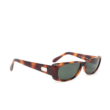 Authentic 90s Mod Brown Vintage Rectangle Sunglasses 