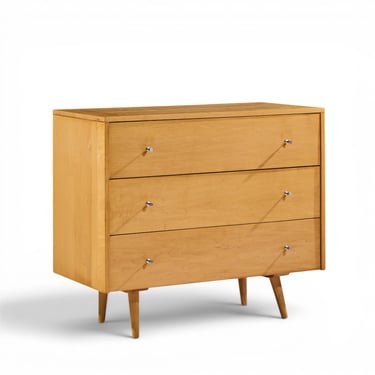 Paul McCobb for Planner Group Mid Century Maple 3-Drawer Dresser - mcm 