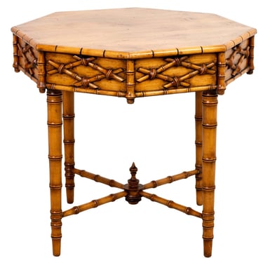 Faux Bamboo Table
