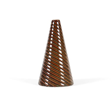 Vintage Stig Lindberg for Gustavsberg Domino Vase. 1950s Swedish Ceramic MCM 
