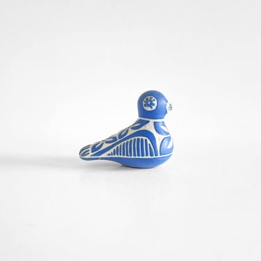 Pablo Zabal Pottery Dove Bird figurine Mid-Century Modern Vintage Chile Folk Art Artist Signed 