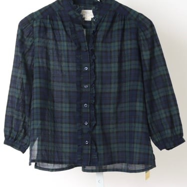Elin Shirt - Spruce Plaid