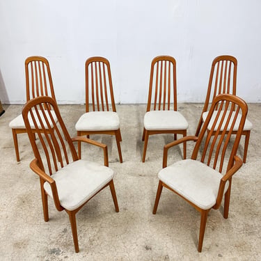 MCM Benny Linden Teak Dining Chairs (x6) *MESSAGE US for shipping quote* 