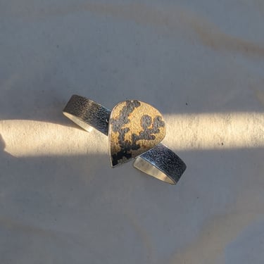 Dendritic Fossil - The Palo Encebado Cuff - Sterling Silver - 6 inches
