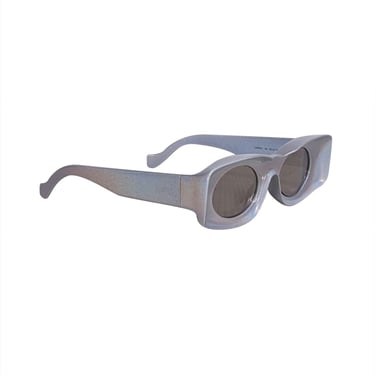 Loewe - Silver Iridescent Cupped Sunglasses