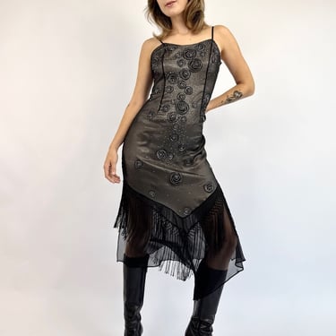 Sue Wong Smoke N' Flowers Dress