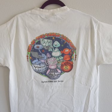 Vintage T-shirt Agilent Technologies Unique Retro Medium 