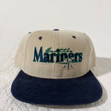 Vintage Seattle Mariners compass snapback