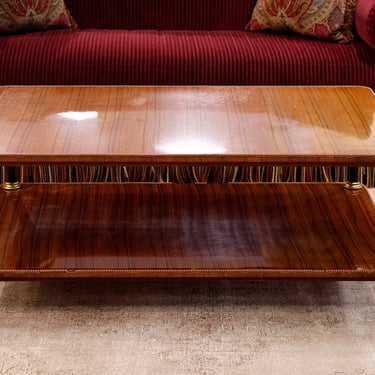 American Deco Rosewood Coffee Table