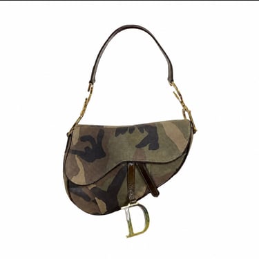 Dior Camouflage Saddle Bag