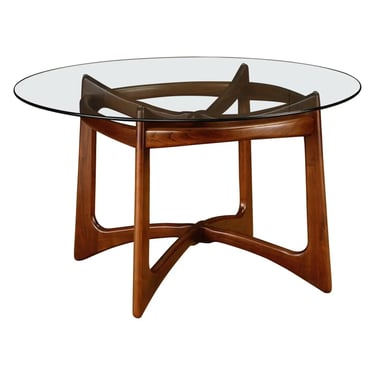 Adrian Pearsall for Craft Associates 'Compass' Dining Table in Walnut, 1960s 