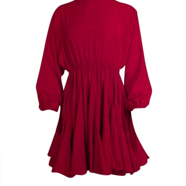 Rhode - Red Long Sleeve Mock Neck Mini Dress Sz XS