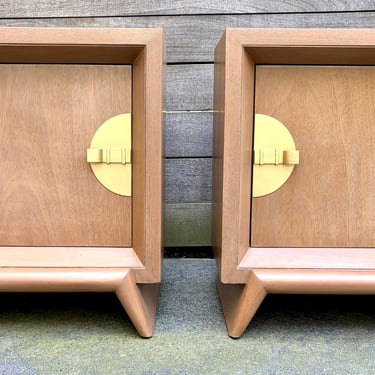 Pair of Mid-Centry Modern Night Stands, American, 1950's