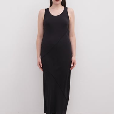 Lava Dress In Black Silk - Baserange
