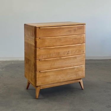 Heywood Wakefield Maple Highboy Dresser 