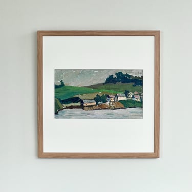 Vintage Landscape Oil Painting 