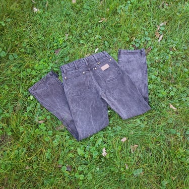 Vintage 1970's to 1980's Distressed Faded Wrangler Western Jeans / 30 x 32 