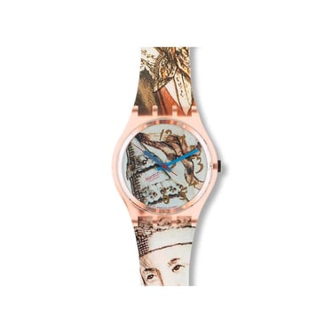 Vintage 1993 Swatch Masquerade GP105 Watch - NEW in Original Box New Old Stock NOS - Swiss Quartz Venice Carnival Art Theme 