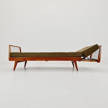 Midcentury Stella Sofa Ash wood Daybed by Walter Knoll, Germany, 1950s 