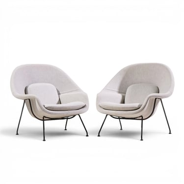 Eero Saarinen for Knoll Mid Century Womb Chairs - Pair - mcm 