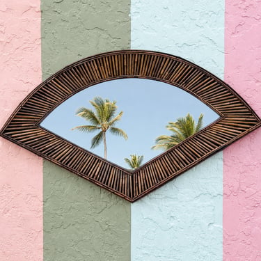 Island Style Bamboo Mirror