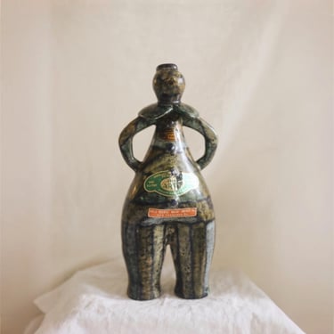 Vintage 1959 Girolamo Luxardo Cherry Ardo Figural Ceramic Decanter Italy 12