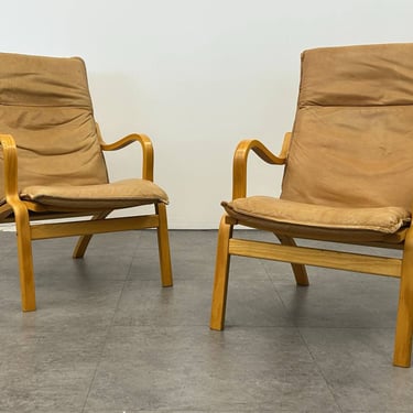 Stouby Leather Lounge Chair