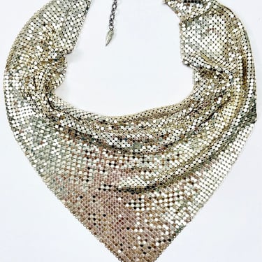 Silver Whiting and Davis Mesh Bandana