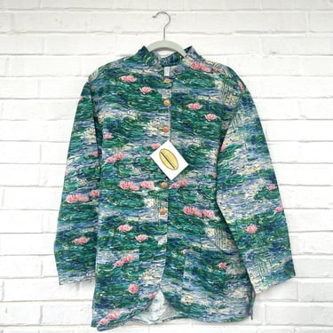 1990's Water Lillies / Monet Chore Coat from George Caspari (Art Institute Chicago) 