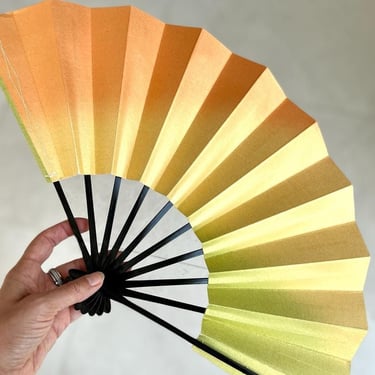 Vintage paper Japanese Fan, Japanese Dancing Fan, hand painted Japanese fan, abanico japonés , wall decoration, Japanese decoration 