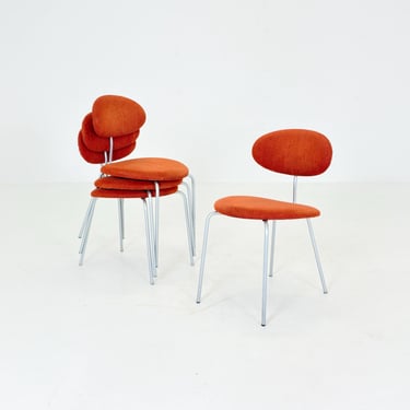 Set of 4 Hans Bellmann Dining Chairs for Domus Schwaikheim, 1960s Germany 