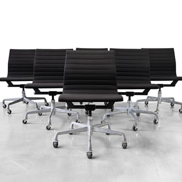 Vintage Eames Aluminum Group Management Chairs for Herman Miller - Set of 6 