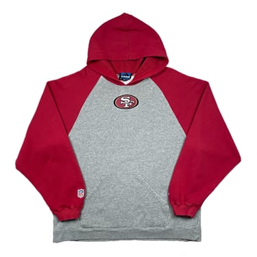 Vintage 2000 Adidas San Francisco 49ers Football Embroidered Sweatshirt Hoodie (XL) 