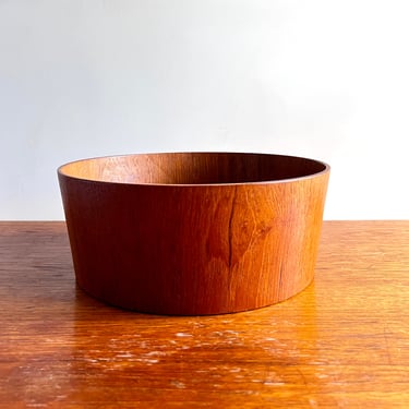 Mid Century Servex Swedish Wood Salad Bowl for International Designers Group - 10.5” 