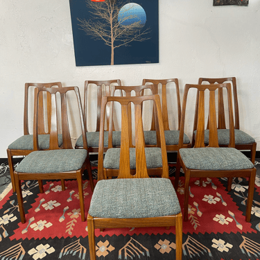 Mid Century Teak Dining Chairs by Nathan Furniture 