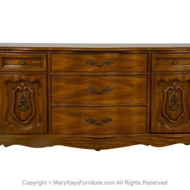 French Provincial Style Triple Dresser Sideboard Buffet by Bassett