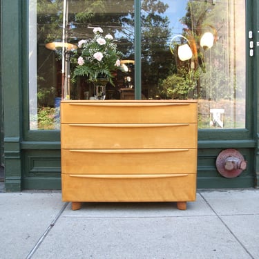 Vintage 50's solid maple Heywood Wakefield dresser Jan 23 1953 (2) | Free delivery in NYC and Hudson Valley areas 