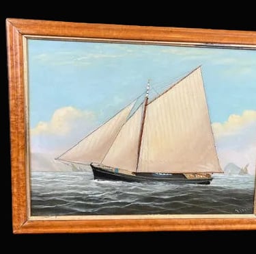 "Majestic" Original Oil Painting by Capt. R.E. Ryder