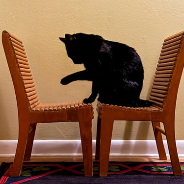 1930s Split Dowel Kids Chairs