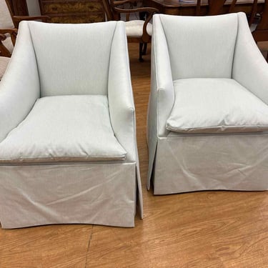 Pair of Century Furniture 'Coloney' Arm Chairs