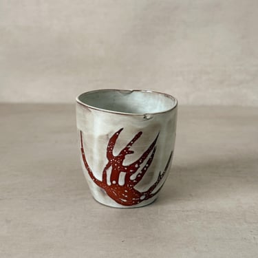 Vintage Handmade Small Ceramic Planter or Cup 