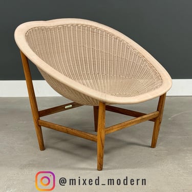 Nanna Ditzel Teak Basket Kettal Lounge Chair 