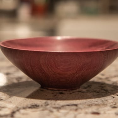 Purple Heart Hand Turned Bowl 