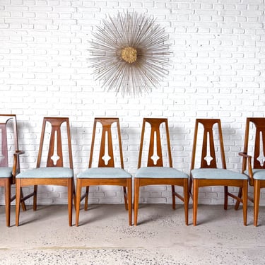 Young Manufacturing High Back Dining Chairs circa 1960s